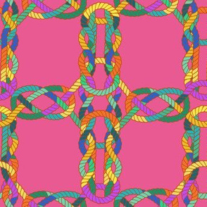 Rainbow Sailor Knots - SMALL