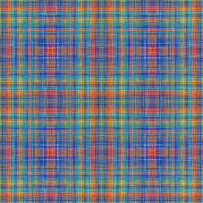 Mock Orange Leaf Plaid 1