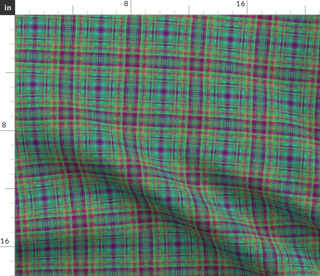 Mock Orange Leaf Plaid 4