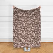 Abstract love and rain drops and dots geometric memphis style design winter fall ice brown snow