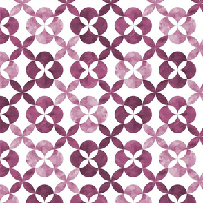 Geometric flower tiles