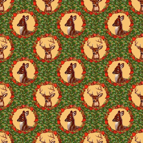 camo_deer_circles_tan_6x6