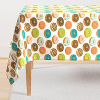 donuts doughnuts print boys gender neutral donut food print novelty fabric