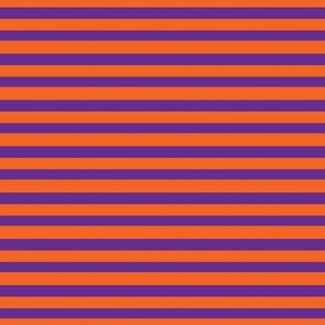 Halloween Stripes - purple and orange