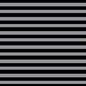 Halloween Stripes - black and grey