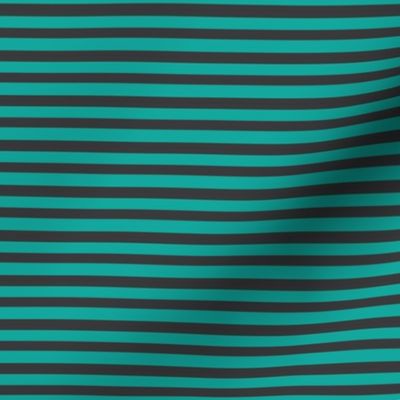 Turquoise and black stripes