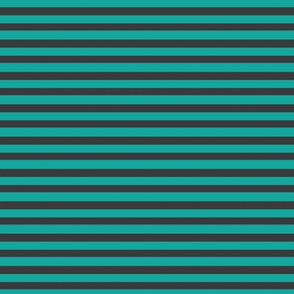 Turquoise and black stripes