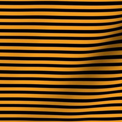 Bumble Bee Stripes - black and amber