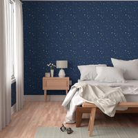 Starry Space on Blue
