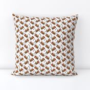 thanksgiving turkey // turkey trot cute bird autumn fall turkeys thanksgiving fabric