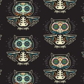 Sugar owls skull