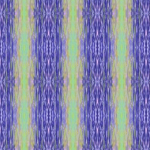 Blue Moonlit Ripples - Vertical Stripes, Medium Scale