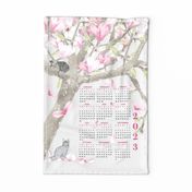 Under_the_Magnolia_Tree Calendar Tea Towel