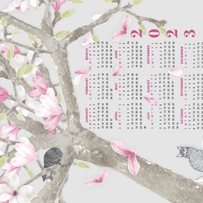 Under_the_Magnolia_Tree Calendar Tea Towel