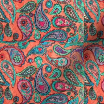 Tropical Paisley 1