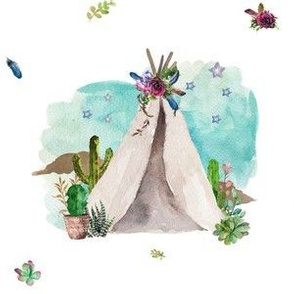 She Will Move Mountains Teepee Only 6"