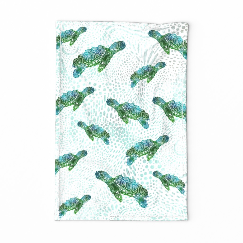 Sea Turtle Tea Towel 