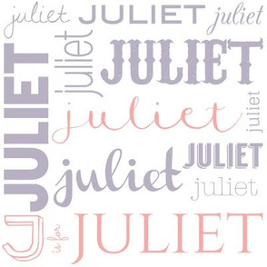 Personalized Juliet Fabric