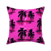 Modern Tropical Palm Trees ~ Reflection on Pink! 