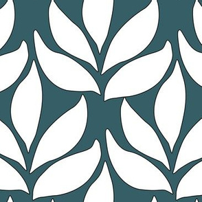 Leaf-texture-fabric-lg-white-DARK-BLUEGREEN