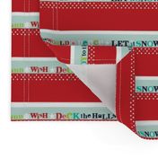 Merry and Bright Table Runner Panel