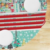 Merry and Bright Table Runner Panel