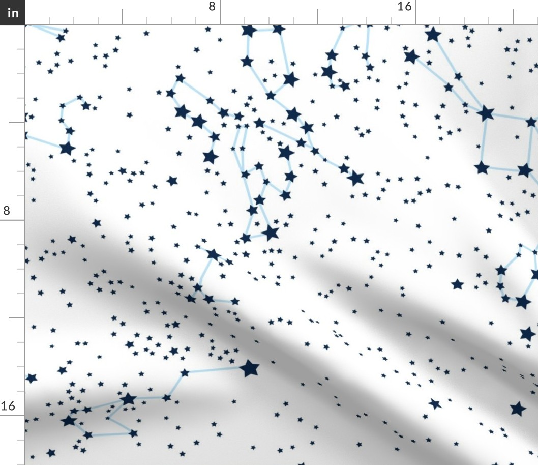 "Map" of our sky (white)