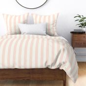 Bold Stripe V faded Peach Cream