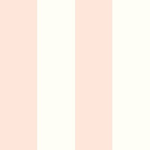 Bold Stripe V faded Peach Cream