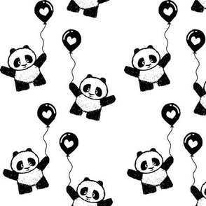 pandas on balloons || pandamonium