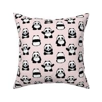 pandas on blossom || pandamonium