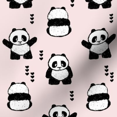 pandas (hearts) || pandamonium