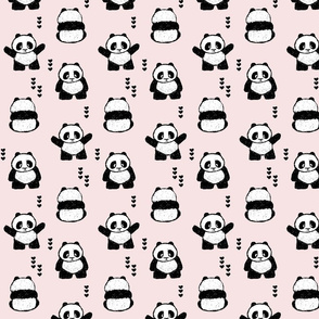pandas (hearts) || pandamonium