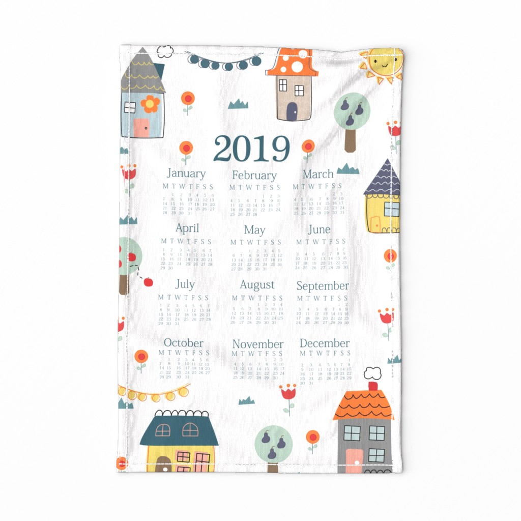Home Sweet Home 2019 Calendar
