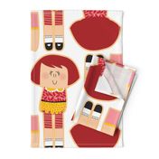 cut and sew doll fat  quarter