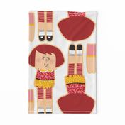 cut and sew doll fat  quarter