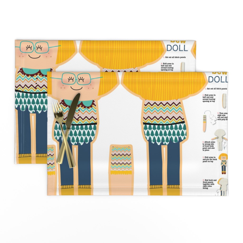 cut and sew doll fat  quarter