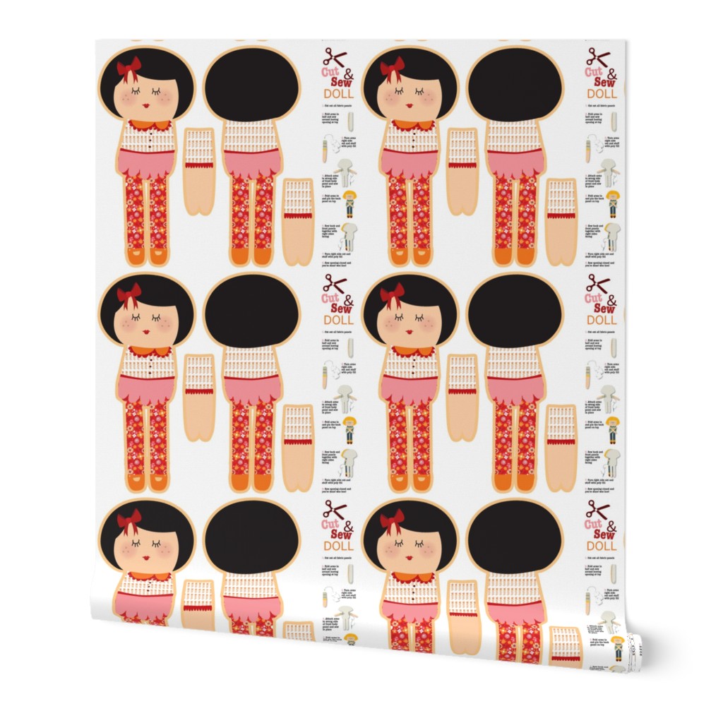 cut and sew doll - fat  quarter