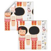 cut and sew doll - fat  quarter