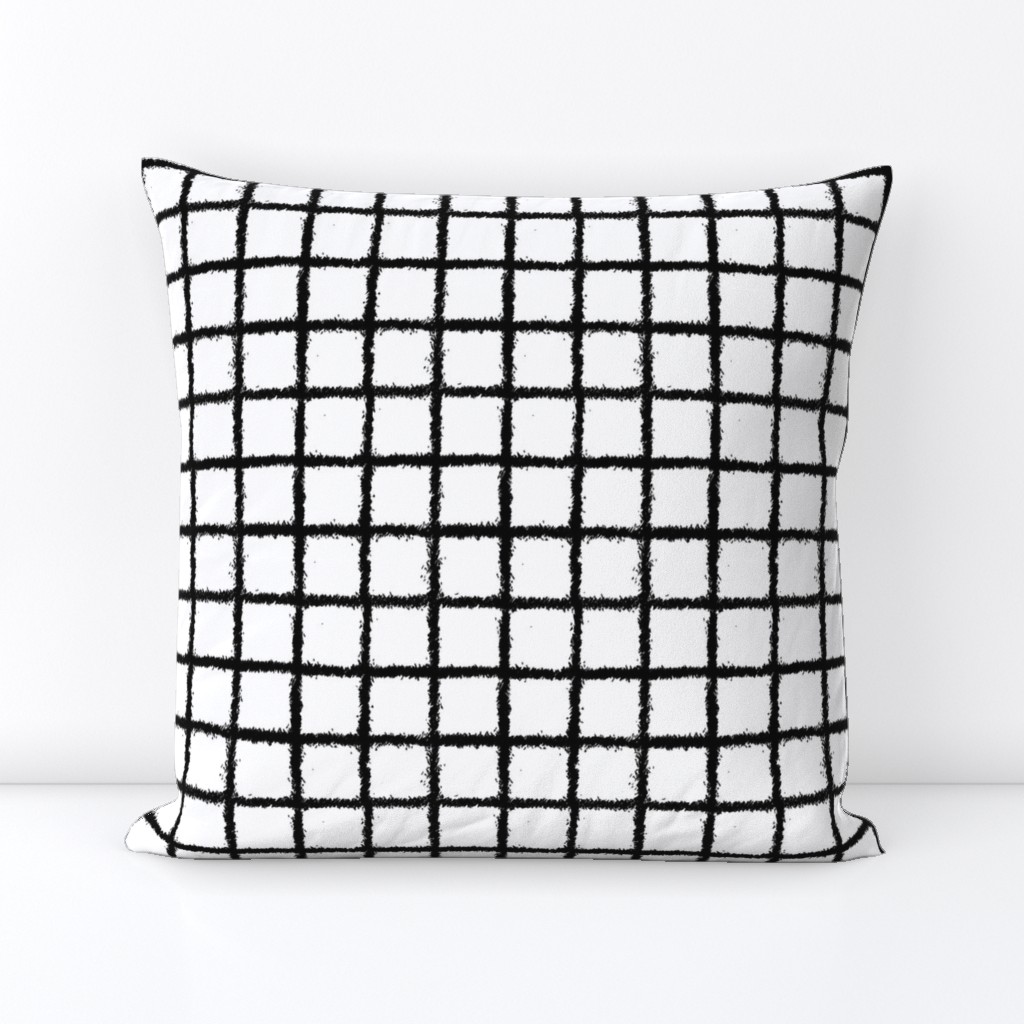 grid sketch on white || pandamonium 