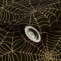 Spiderwebs - white on black