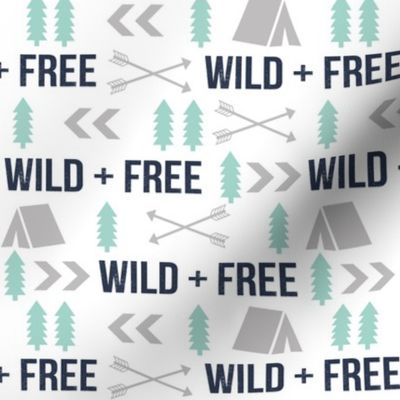 woodland boys design mint grey navy blue bear moose forest arrow kids nursery baby print 