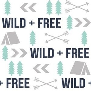 woodland boys design mint grey navy blue bear moose forest arrow kids nursery baby print 