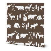 moose animals bear camping logs lumberjack outdoors bear deer moose