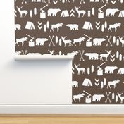 moose animals bear camping logs lumberjack outdoors bear deer moose