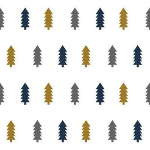 trees forest gold charcoal navy blue tree fabrics navy blue fabrics
