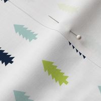 trees forest woodland camping outdoors baby boy nursery navy mint lime green kids nursery fabric