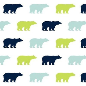 bears bear fabric nursery baby boy navy mint and lime green baby nursery fabrics