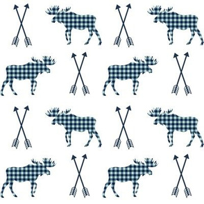 moose plaids and arrows check mint and navy moose fabric boys crib sheet boy kids