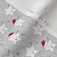sleepy stars (micro scale) || holiday red